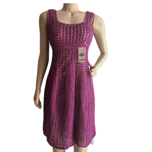 Vestido Regata em crochê.