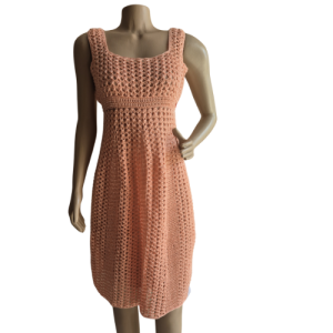 Vestido Regata em crochê.